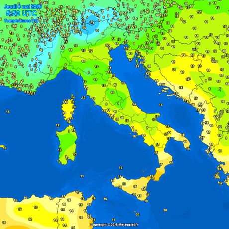 Trenutne temperature vazduha Trenutne temperature vazduha