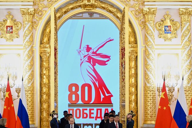 Moskva Dan pobede Putin i si Đinping Moskva Dan pobede Putin i si Đinping