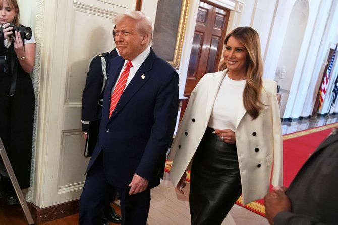 Donald Tranp, Melanija Tranmp, Donald i Melanija Donald Tranp, Melanija Tranmp, Donald i Melanija