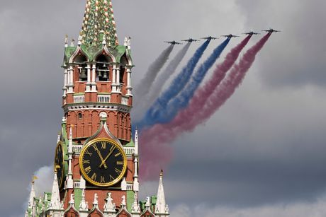 Moskva, parada Dan pobede, avioni Moskva, parada Dan pobede, avioni