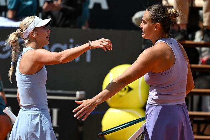 Arina Sabalenka, Anastasija Potapova Arina Sabalenka, Anastasija Potapova