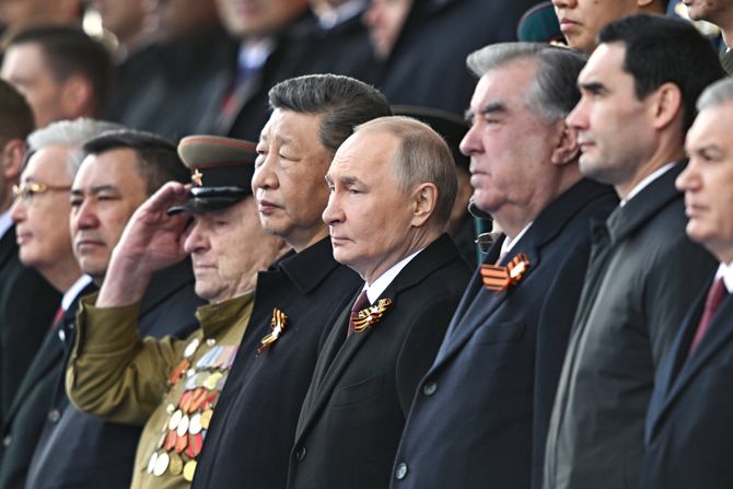 Rusija, Moskva, parada, parada u Moskvi, 2025 Rusija, Moskva, parada, parada u Moskvi, 2025
