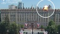 Snimak udara ukrajinskog drona kamikaze u zgradu vlade u Belgorodu: U napadu ima povređenih
