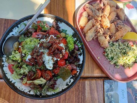 Santorini hrana, Grčka