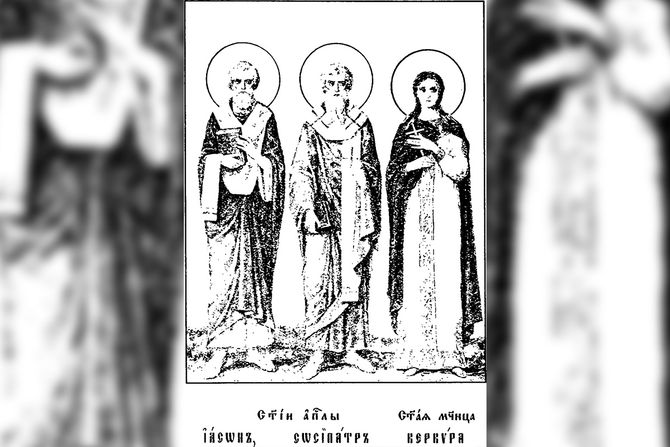 apostoli Jason i Sosipater i devica Kerkira apostoli Jason i Sosipater i devica Kerkira