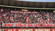 Delije koreografijom i piro-šouom pozvale navijače na proslavu titule, odmah je usledio odgovor Firmaša
