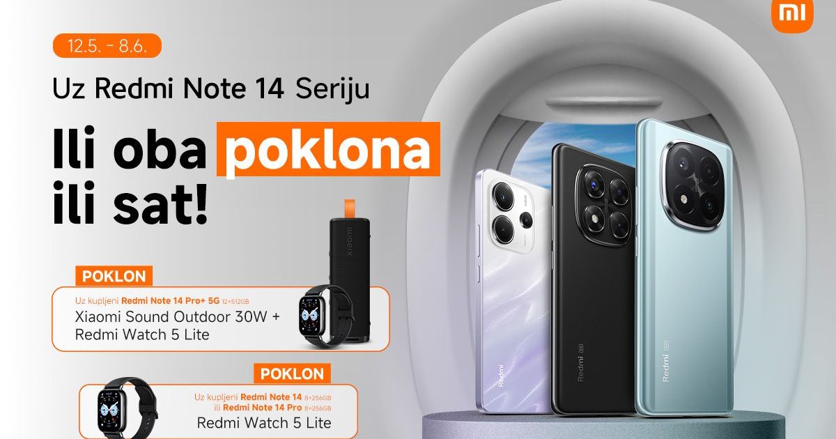 Muzika koja te pokreće i pametna tehnologija na ruci su tvoji uz Redmi Note 14 seriju - Telegraf.rs
