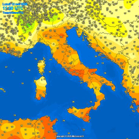 Trenutne temperature vazduha Trenutne temperature vazduha