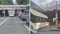 Autobus ostao zaglavljen ispod poznatog podvožnjaka u Zagrebu: Nije prvi put!