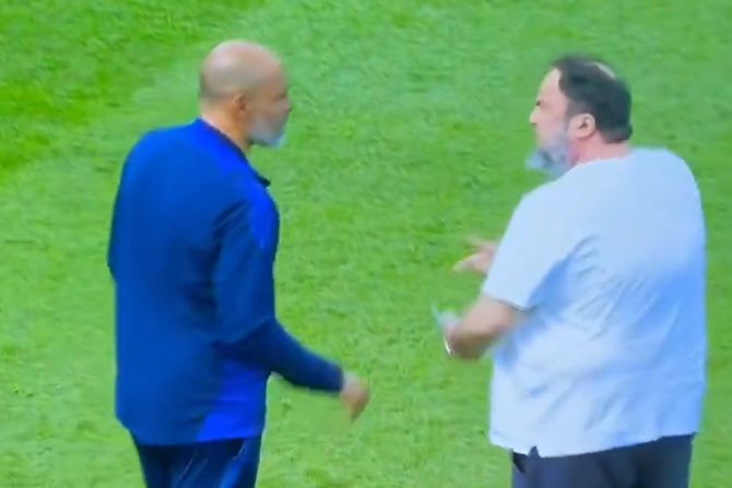 Evangelos Marinakis i Nuno Espirito Santo Evangelos Marinakis i Nuno Espirito Santo