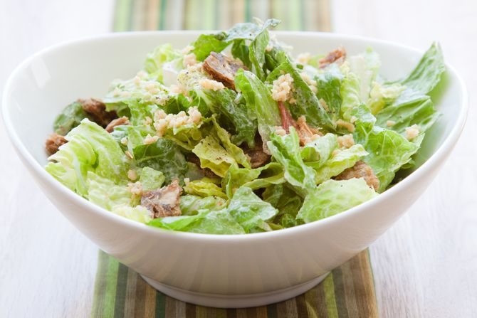 Veganska Cezar salata Veganska Cezar salata