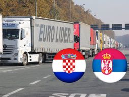 Srbija Hrvatska , Kamioni
