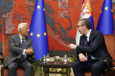 Aleksandar Vučić, Palata Srbija, predsednik Evropskog saveta Antonije Košta Aleksandar Vučić, Palata Srbija, predsednik Evropskog saveta Antonije Košta