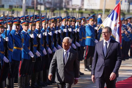 Aleksandar Vučić, Palata Srbija, predsednik Evropskog saveta Antonije Košta Aleksandar Vučić, Palata Srbija, predsednik Evropskog saveta Antonije Košta