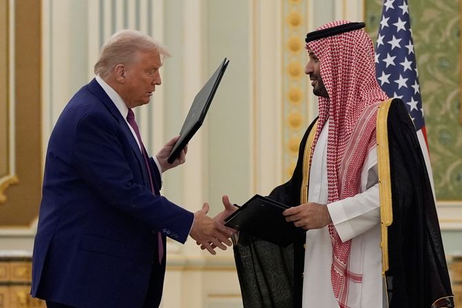 Donald Tramp i Mohamed bin Salman Donald Tramp i Mohamed bin Salman