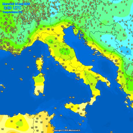 Minimalne temperature vazduha jutros u Srbiji Minimalne temperature vazduha jutros u Srbiji