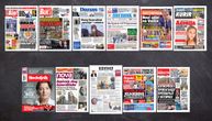 NASLOVNE STRANE SUTRAŠNJIH NOVINA: Prelistavanje štampe za četvrtak, 15. maj 2025. godine