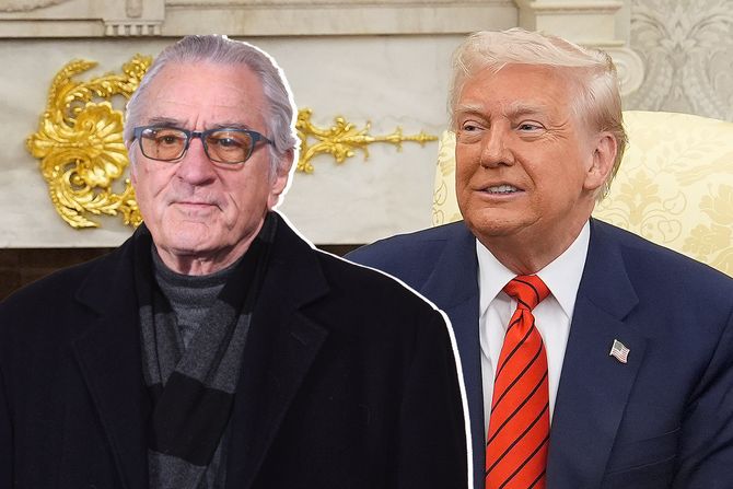 Robert de Niro i Donald Tramp Robert de Niro i Donald Tramp