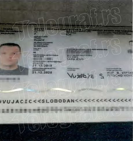 Veljko Belivuk, Slobodan Vujačić, Srećko Krečar, pasoš