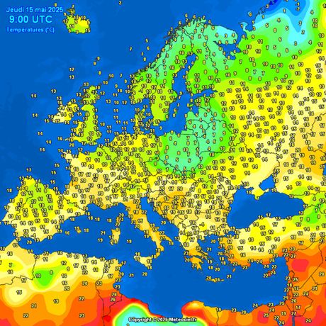 Trenutne temperature vazduha Trenutne temperature vazduha
