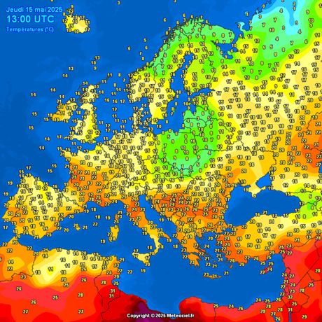 Trenutne temperature vazduha Trenutne temperature vazduha