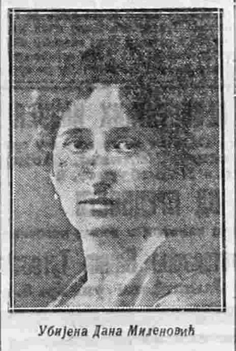 Dana Milenković, ubistvo, Topčider