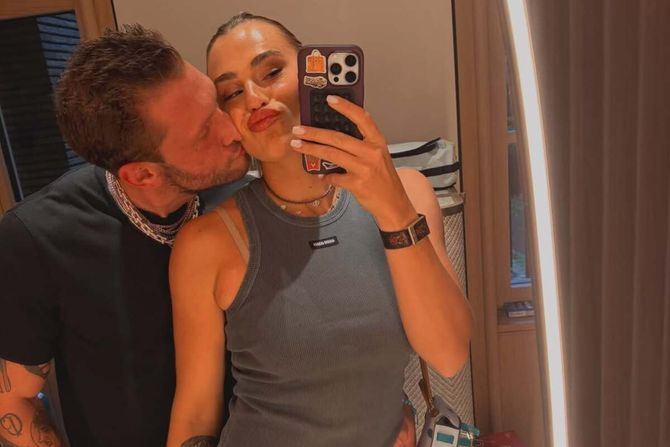 Arina Sabalenka i Konstantin Frangulis