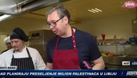 Vučić peče ćevape u Nišu: "Stigli su ćaciji, pa moraju da se nahrane"