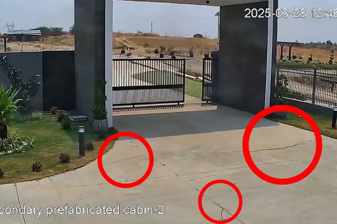 Pucanje zemlje, potres u Mjanmaru Pucanje zemlje, potres u Mjanmaru