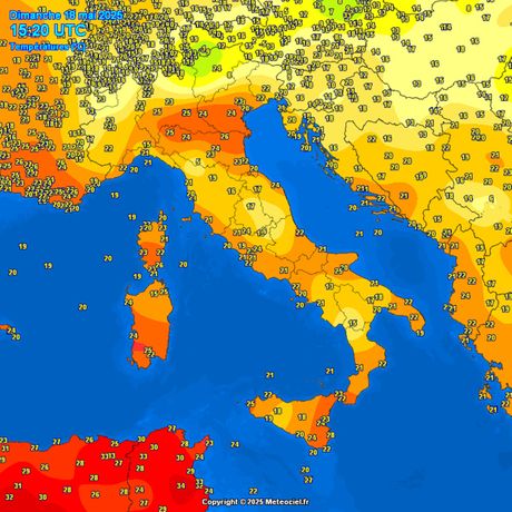 Trenutne temperature vazduha Trenutne temperature vazduha