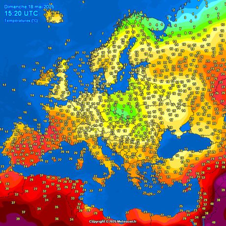 Trenutne temperature vazduha Trenutne temperature vazduha