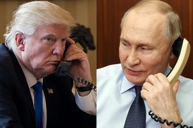Donald Tramp, Vladimir Putin Donald Tramp, Vladimir Putin