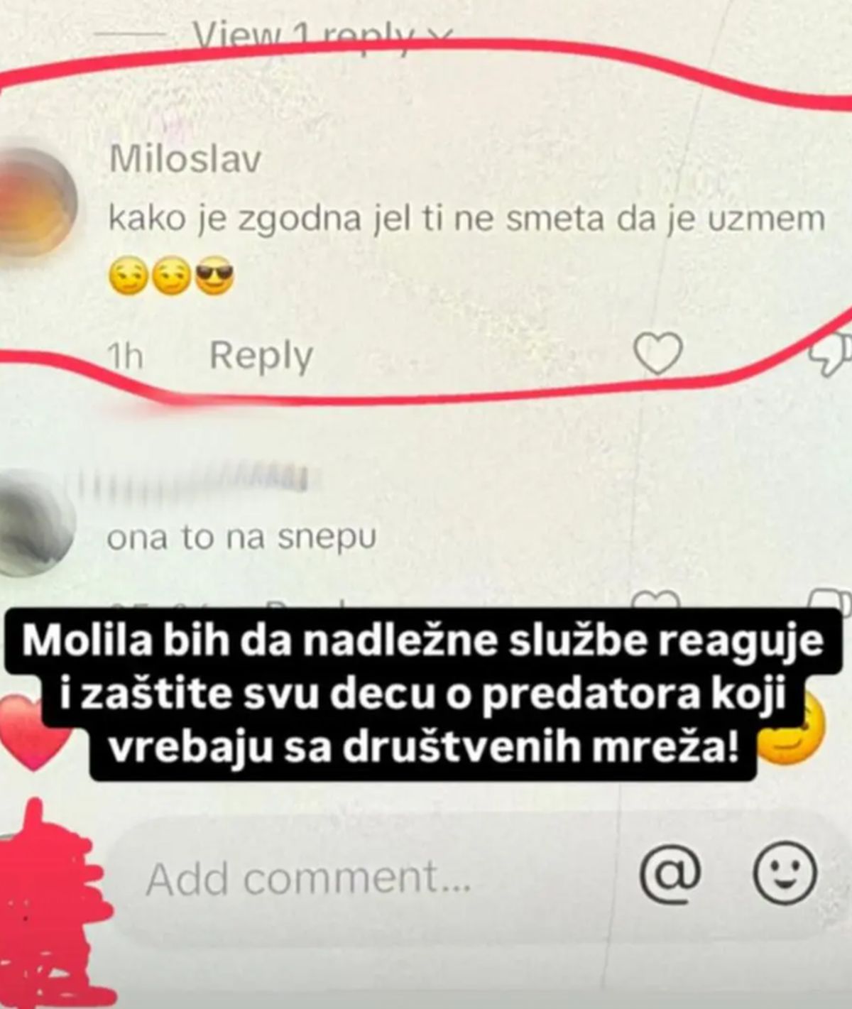 Ćerka Aleksandre Subotić na meti pedofila! Starleta pokazala uznemiravajuću objavu "Zahtevam od MUP-a..."