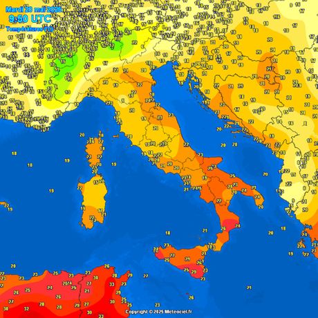 Trenutne temperature vazduha Trenutne temperature vazduha