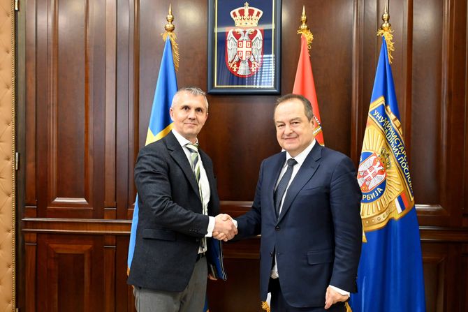 Ivica Dačić i Mikael Kulberg Ivica Dačić i Mikael Kulberg