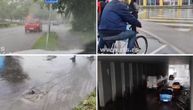 Suboticom tekli potoci, u Bačkoj na snazi narandžasti meteo-alarm: Neverovatan snimak sa severa Srbije
