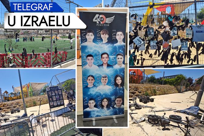 Fudbalski teren poginula deca Izrael Majdal Šams Fudbalski teren poginula deca Izrael Majdal Šams