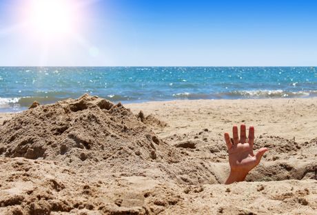 pesak, plaža, zatrpan pesak, plaža, zatrpan