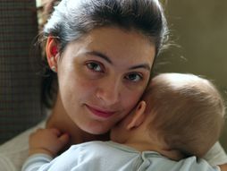 majka, novorođenče