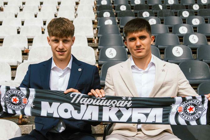 Ognjen Ugrešić i Vanja Dragojević - FK Partizan Ognjen Ugrešić i Vanja Dragojević - FK Partizan