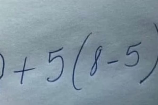 Matematički zadatak Matematički zadatak