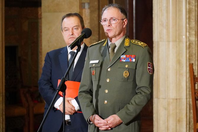 Načelnik Generalštaba Vojske Srbije Milan Mojsilović , sednica Saveta za nacionalnu bezbednost