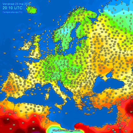 Trenutne temperature Trenutne temperature