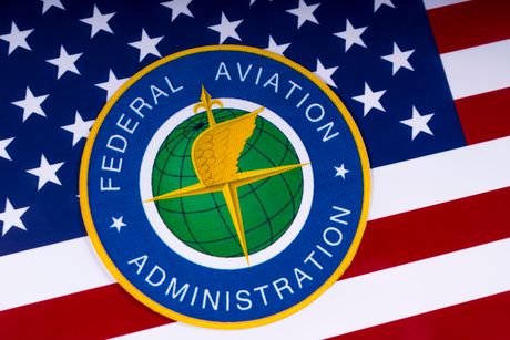 FAA. simbol Federal Aviation Administration, US zastava FAA. simbol Federal Aviation Administration, US zastava