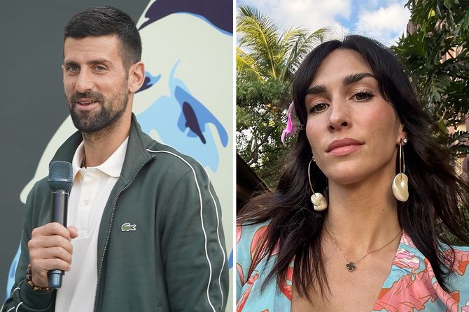 Jelisaveta Orašanin i Novak Đoković Jelisaveta Orašanin i Novak Đoković
