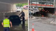 Jedna reč - LJUDINE! Snimak drame u centru Beograda izbliza, policajci gazili vodu do pojasa da spasu čoveka