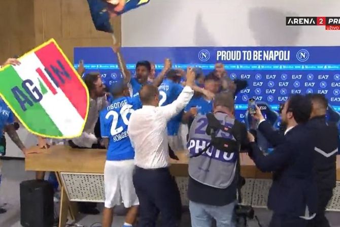FK Napoli, konferencija za medije FK Napoli, konferencija za medije
