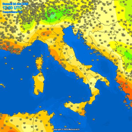 Satelitska slika/Trenutne temperature vazduha Satelitska slika/Trenutne temperature vazduha
