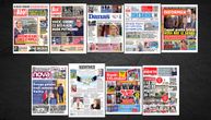 NASLOVNE STRANE SUTRAŠNJIH NOVINA: Prelistavanje štampe za nedelju, 25. maj 2025. godine