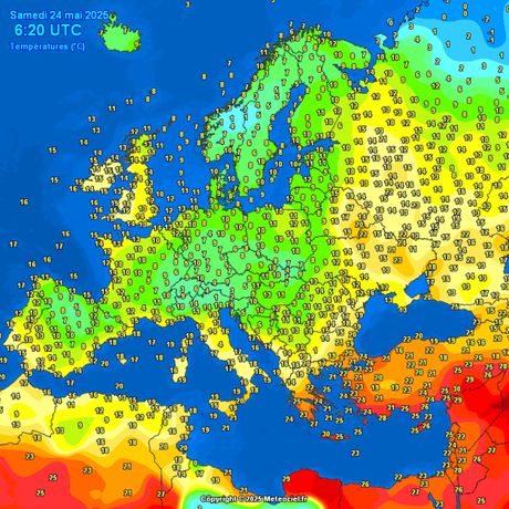 Trenutne temperature vazduha Trenutne temperature vazduha